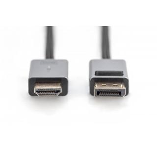 Kabel adapter DisplayPort - HDMI 4K 30Hz DP/HDMI M/M 3m