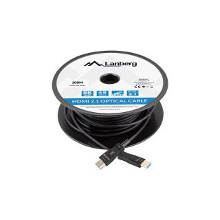 Kabel HDMI M/M v2.1 100M 8K czarny optyczny AOC