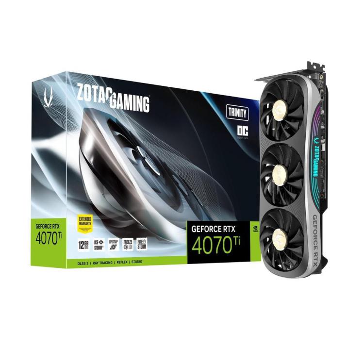 Karta graficzna GeForce RTX 4070 Ti TRINITY OC 12GB GDDR6X 192bit 3DP/HDMI