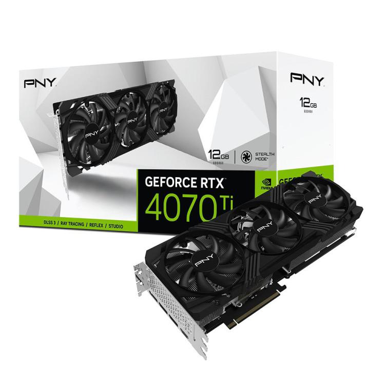 Karta graficzna GeForce RTX 4070Ti 12GB Verto Triple Fan Edition VCG4070T12TFXPB1