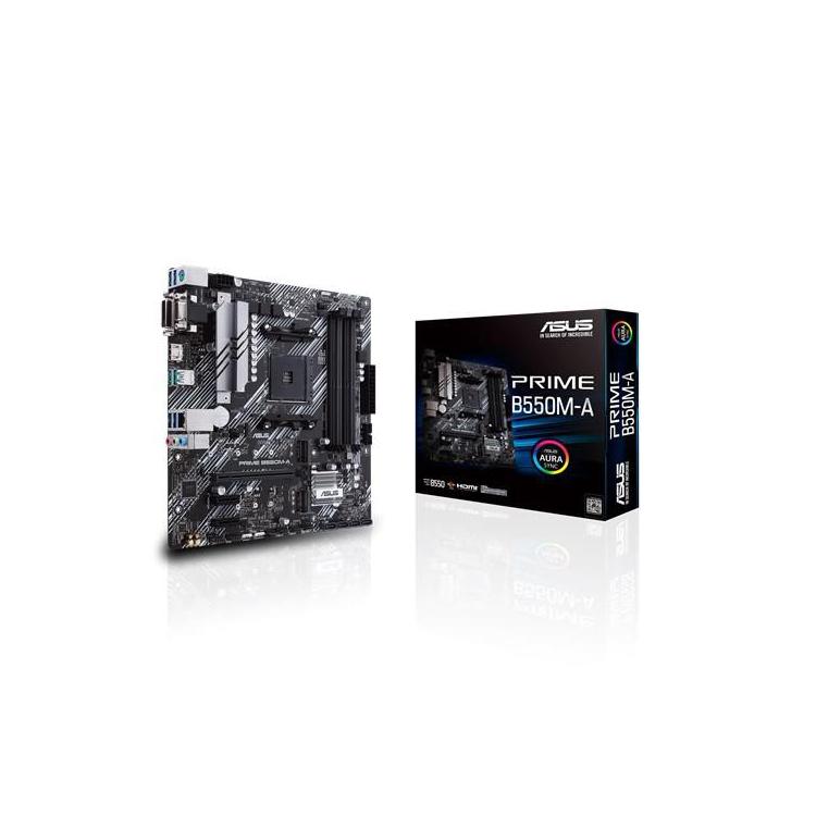 Płyta główna PRIME B550M-A AM4 4DDR4 DVI-D/HDMI M.2 mATX