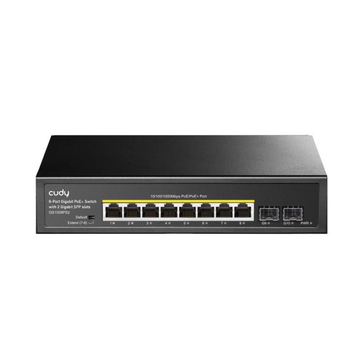 Przełącznik GS1008PS2 Switch 8xGE PoE+ 120W 2xSFP