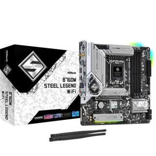 Płyta główna B760M STEEL LEGEND WIFI s1700 4DDR5 DP/HDMI mATX