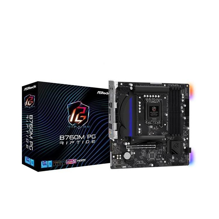 Płyta główna B760M PG RIPTIDE s1700 4DDR5 DP/HDMI/USB mATX