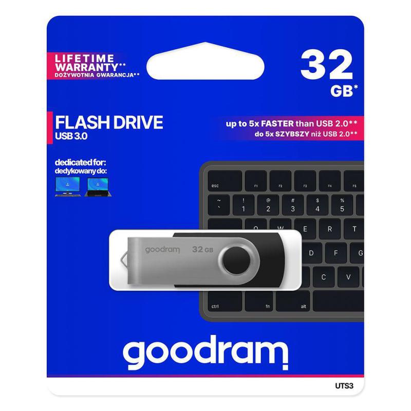 Pendrive GOODRAM Twister 32GB USB 3.0 Black