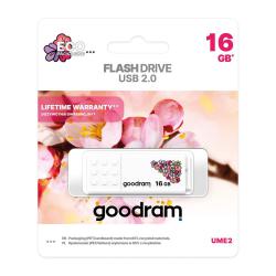 Pendrive GOODRAM 16GB UME2-SPRING WHITE USB 2.0