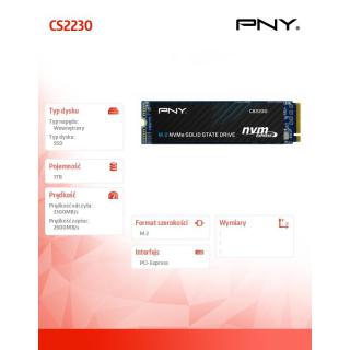 Dysk SSD 1TB M.2 2280 CS2230 M280CS2230-1TB-RB