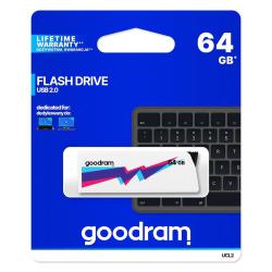 Pendrive GOODRAM UCL2 64GB USB 2.0 White