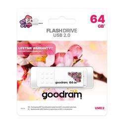 Pendrive GOODRAM 64GB UME2-SPRING WHITE USB 2.0