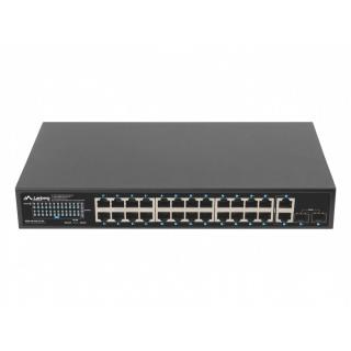 Switch 24x1GB POE+ 2xGB 2x rack 19'' gigabit ethernet 250W