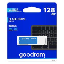 Pendrive GOODRAM UCO2 128GB USB 2.0 White-Blue