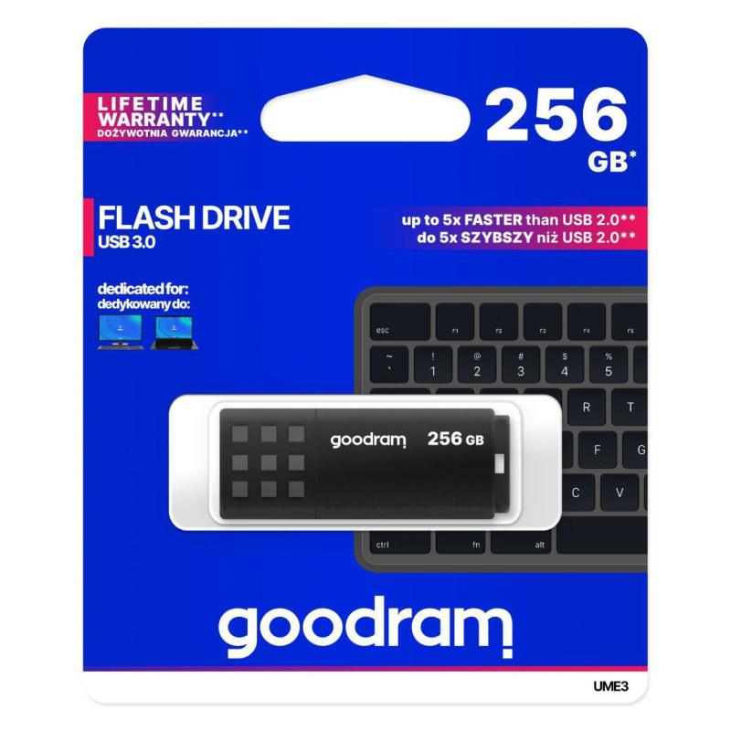 Pendrive GOODRAM 256GB UME3 USB 3.0 Black