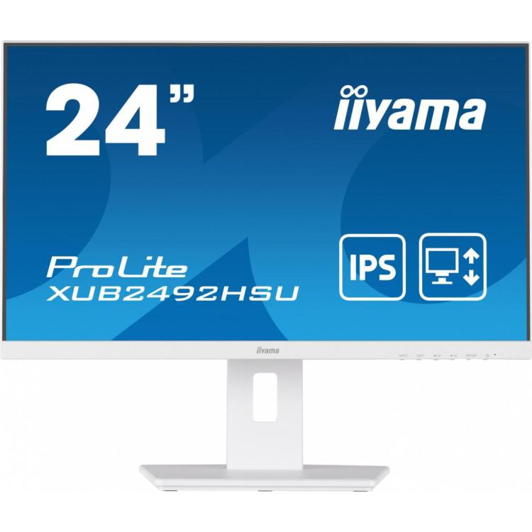 Monitor 23.8 cala XUB2492HSU-W5 IPS,HDMI,DP,VGA,USB,HAS(150mm),biały