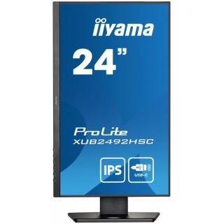 Monitor 24 cale XUB2492HSC-B5 IPS,USB-C,HDMI,DP,USB3.0,HAS(150mm)