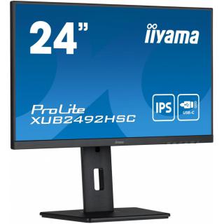 Monitor 24 cale XUB2492HSC-B5 IPS,USB-C,HDMI,DP,USB3.0,HAS(150mm)