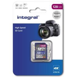 Karta pamięci SDXC INTEGRAL High Speed V30 UHS-I U3 128GB