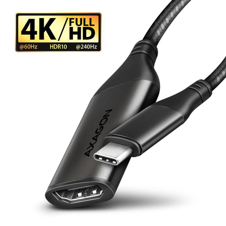 RVC-HI2M Adapter USB-C - HDMI 2.0 4K/60Hz Aluminum, 25cm kabel