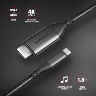 RVC-HI2MC Adapter USB-C - HDMI 2.0 4K/60Hz Aluminum, 1.8m...