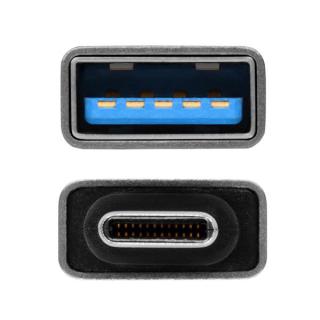 RUCM-AFA Redukcja, USB 3.1 Type-C męska - Type-A żeńska ALU