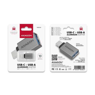 RUCM-AFA Redukcja, USB 3.1 Type-C męska - Type-A żeńska ALU