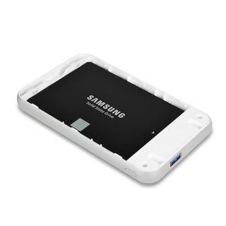 EE25-S6 Obudowa zewnętrzna plastikowa bezśrubowa, USB 3.2 Gen 1 - SATA 6G, 2.5" Biała