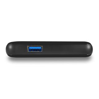 EE25-S6B Obudowa zewnętrzna plastikowa bezśrubowa USB 3.2 Gen 1 - SATA 6G, 2.5", czarna