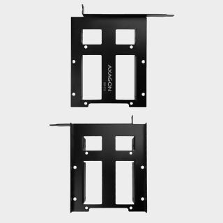 RHD-P35 Ramka metalowa do montażu 2x 2.5" HDD w pozycji PCI Czarna