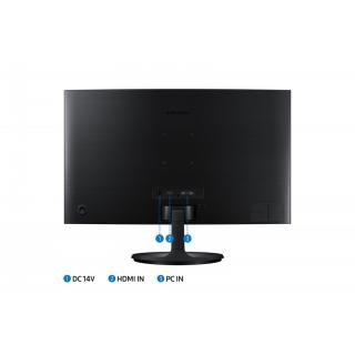 Monitor 24 cale LS24C360EAUXEN VA 1920x1080 FHD 16:9 1xD-sub 1xHDMI 4 ms (GTG) zakrzywiony 2 lata d2d