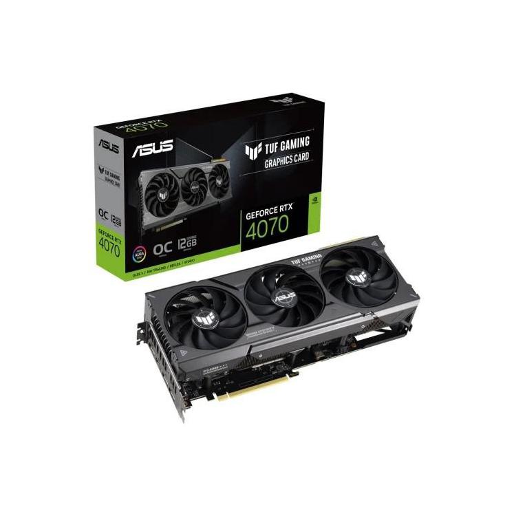 Karta graficzna GeForce RTX 4070 TUF GAMING 12GB GDDRX6 192bit 3DP