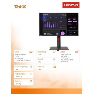 Monitor 23.8 ThinkVision T24i-30 63CFMATXEU