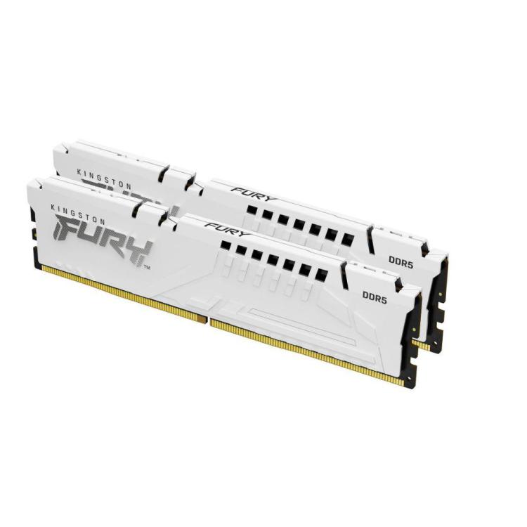 Pamięć DDR5 Fury Beast 32GB(216GB)/5200 CL40 biała