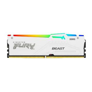 Pamięć DDR5 Fury Beast RGB 64GB(232GB)/5600Mhz CL40 biała