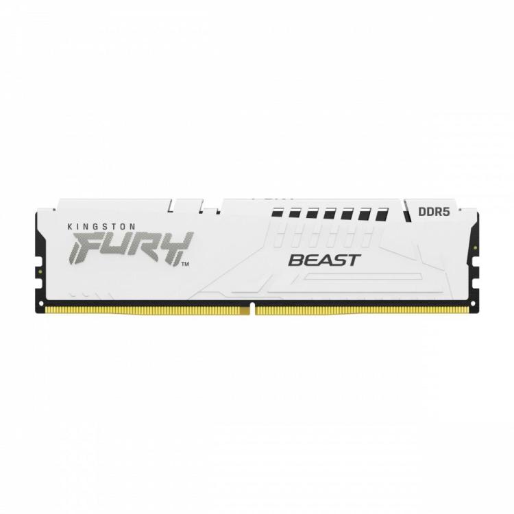 Pamięć DDR5 Fury Beast 16GB(116GB)/6000 CL40 biała