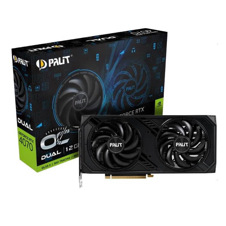 Karta graficzna GeForce RTX 4070 DUAL OC 12GB GDDR6X 192bit 3DP