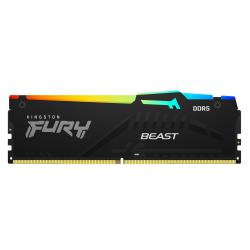 Pamięć DDR5 Kingston Fury Beast RGB 16GB (2x8GB) 4800MHz...