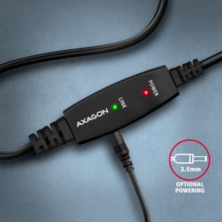 ADR-215B USB 2.0 A-M - B-M aktywny kabel połączeniowy/wzmacniacz 15m