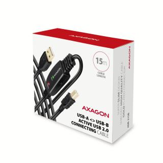 ADR-215B USB 2.0 A-M - B-M aktywny kabel połączeniowy/wzmacniacz 15m