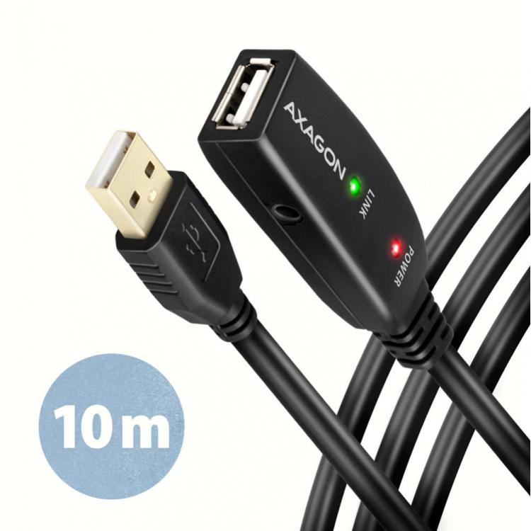 ADR-210 USB 2.0 A-M - A-F aktywny kabel przedłużacz/wzmacniacz 10m