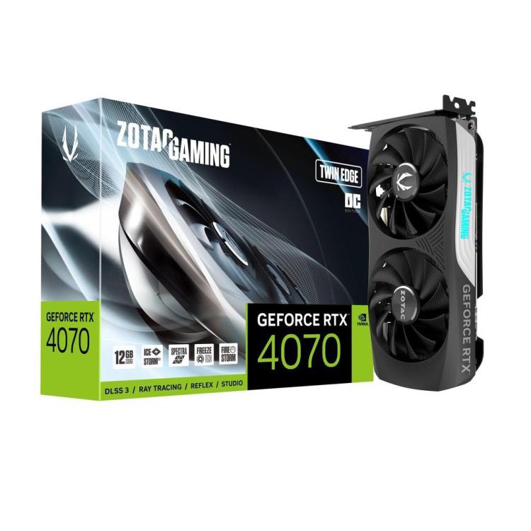 Karta graficzna GeForce RTX 4070 TWIN EDGE OC 12GB GDDR6X 192bit 3DP