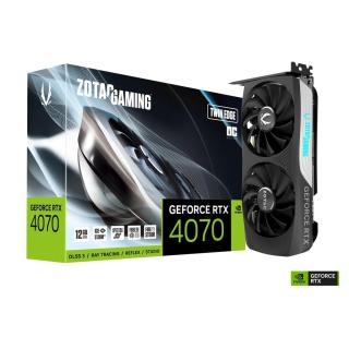 Karta graficzna GeForce RTX 4070 TWIN EDGE OC 12GB GDDR6X 192bit 3DP