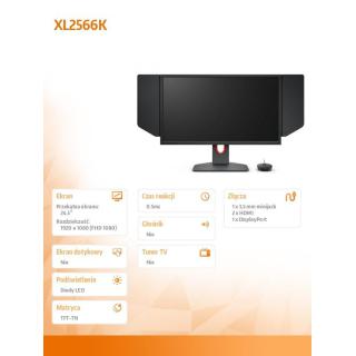 Monitor 24.5 cali XL2566K LED 360Hz/FullHD/HDMI/GAMING