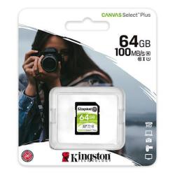 Karta pamięci Kingston SD Canvas Select Plus 64GB UHS-I