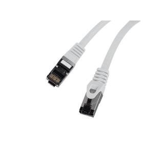 Patchcord kat.8.1 S/FTP CU LSZH CU 1m fluke passed szary