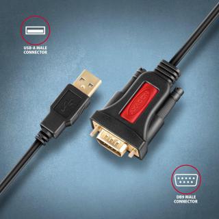 ADS-1PSN Adapter USB 2.0 RS-232 Port szeregowy, 1.5m...