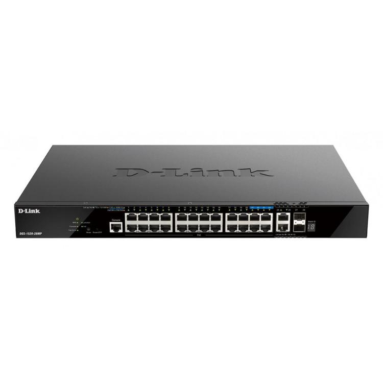 Przełącznik Smart DGS-1520-28MP 20GE PoE 4x2.5GE 2x10GE 2SFP+