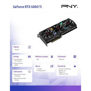 Karta graficzna GeForce RTX 4060 Ti 8GB XLR8 Gaming Verto