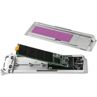 Kieszeń zewnętrzna SSD Oracle Air M.2 NVME USB-C Gen 2 aluminium Srebrna