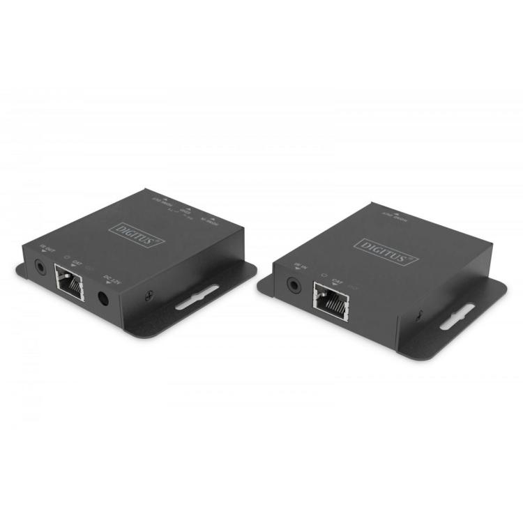 Przedłużacz/Extender HDMI 4K 30Hz 70m po skrętce Cat.5e/6/7/8 HDCP 1.4 EDID IR PoC, zestaw