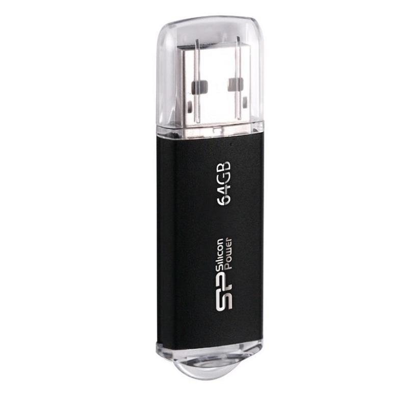 Pendrive Silicon Power Ultima II M01 64GB USB 2.0 kolor czarny ALU