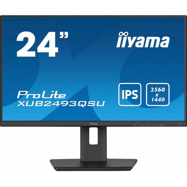 Monitor 23.8 cala XUB2493QSU-B5 IPS,QHD,HDMI,DP,HAS(150mm),2x2W,USB3.0